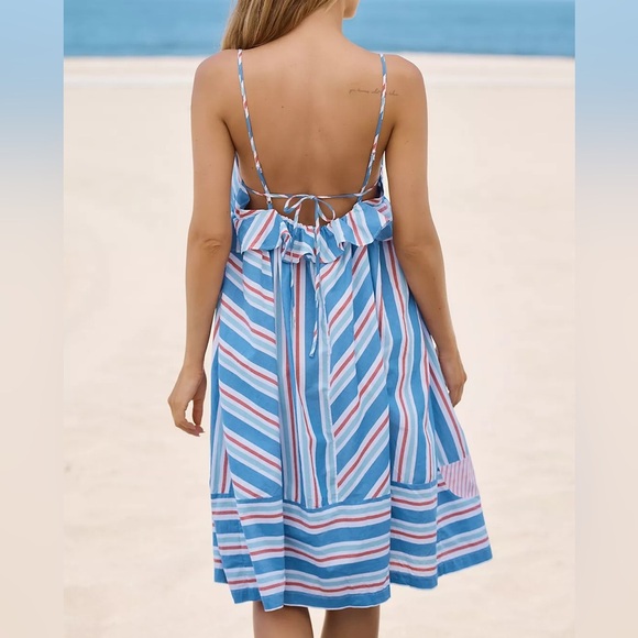 Celandine Sleeveless Square-Neck Knee-Length Dress - Picture 2 of 4